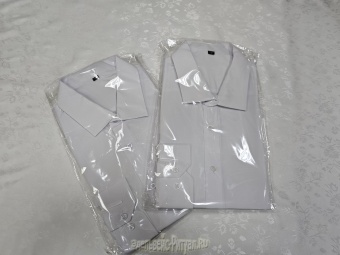 43 Рубашка мужская белая (размер 43) от интернет-магазин Эдельвейс-Ритуал.RU